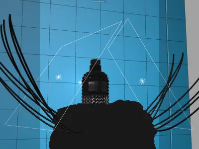 Valentino Perfume Product Scene Octane Render 3D model