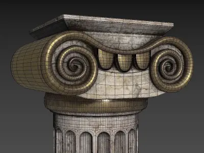 Architectural Column Free 3D model