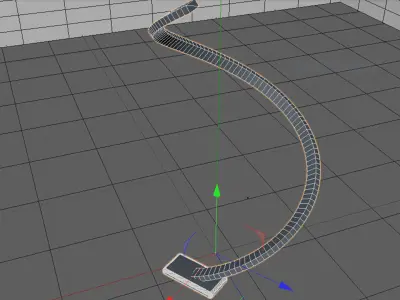 Twist Lamp Free 3D model