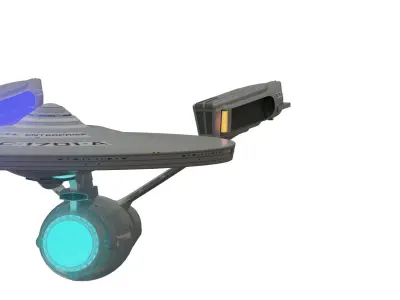 USS ENTERPRISE NCC 1701 A with full interior 3D model