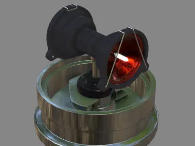 Warning Light 3D model