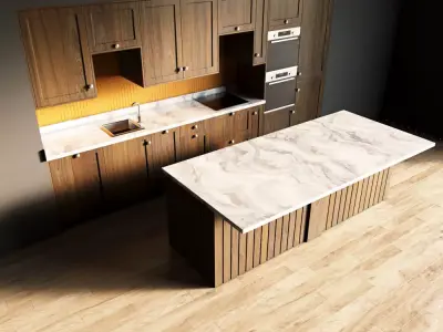 100-Kitchen4 texture 9 3D model
