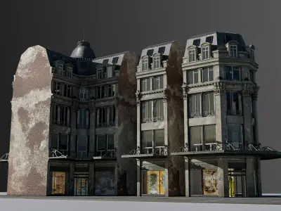 Modular European Department Store 3D model