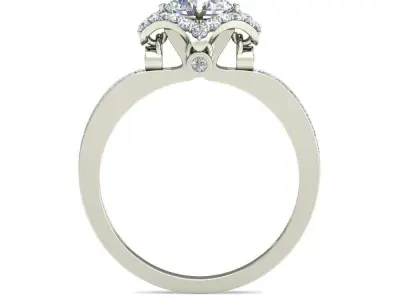 Women Ring  Render 3dm STL OBJ FBX Details 3D print model 426