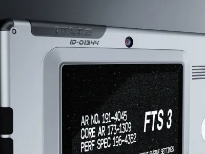 Sci-Fi Tablet 3D model