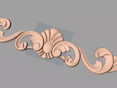 3D carved model furniture 3D design used for artcam aspire E823 3D model