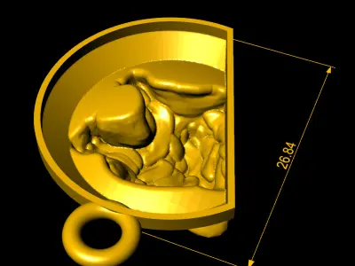 Tiger Pendant 3D print model