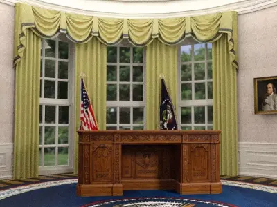 Oval Office 3D model