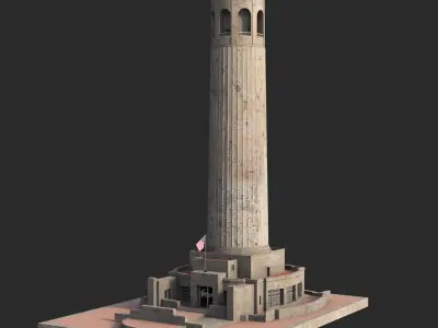 Coit Tower 3D model