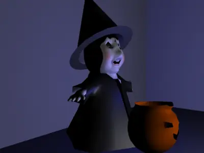 witch halloween 3D model