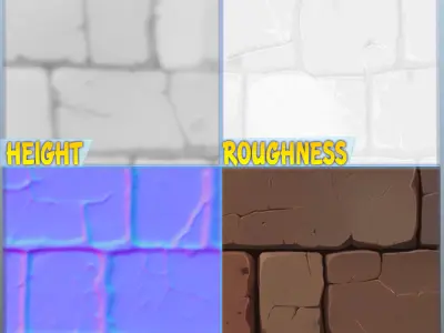 Stylized Wall Seamless Texture Texture 70