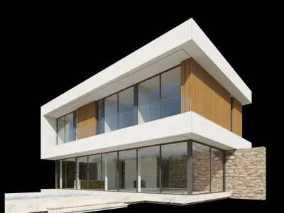 Modern Villa Design 007 3D model