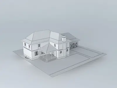 Omega House Free 3D model