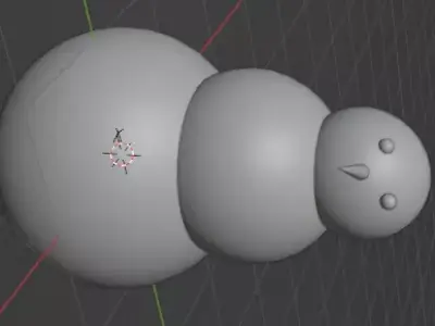 snowman Free 3D model