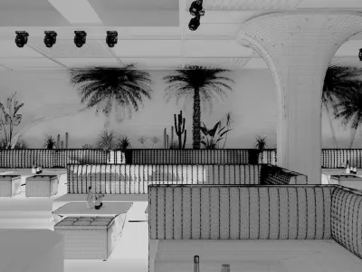 Modern bar  3D model