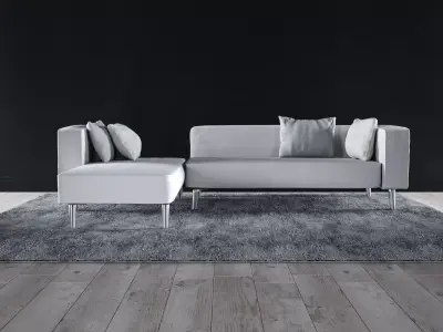 Sofa set - Interior Furniture 01 3D model