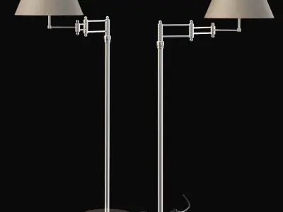 Floor lamp P-028  Low-poly 3D model