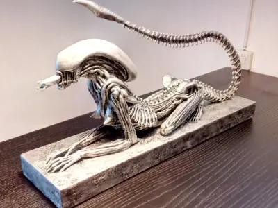 Alien HR Giger sci-fi Model 3D print model