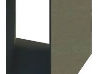 Parametric Splayed Opening Low-poly 3D model