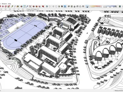 Sketchup Highschool or College 239 3D model