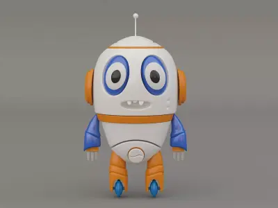  Robot cartoon 3d Design Funny 3D model