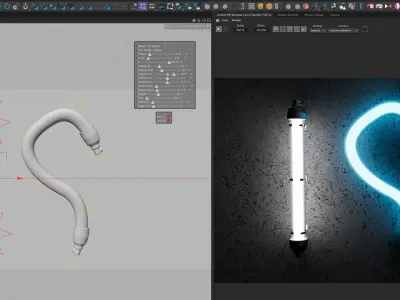 Neon Rig Final 3D model