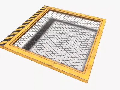 Flip trap Low-poly 3D model