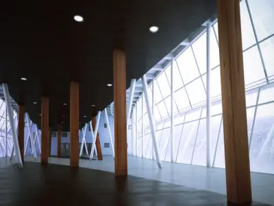 Spacious Empty Garage 3D model