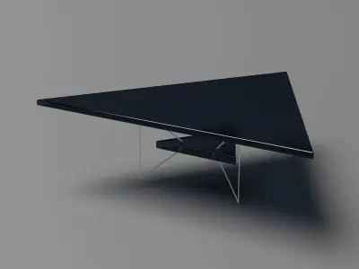 GLASS TABLE  Free 3D model