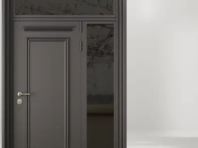 Entrance door set28 3D model