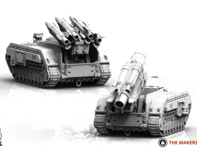 Universal Guard - Missile Tanks 3D print model