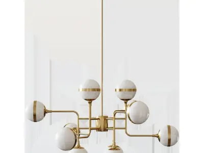 Pendant lamp Starkey 12 lights 3D model