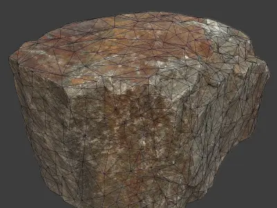 Regina Stone Low-poly 3D model