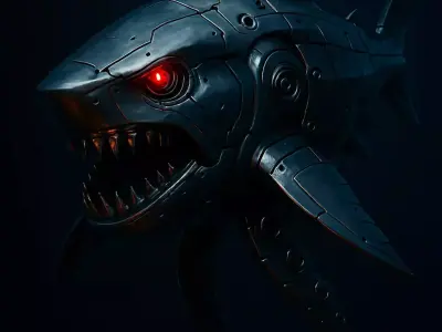 Cyber Beasts - Futuristic Fantasy Creature Collection 3D Model Pack