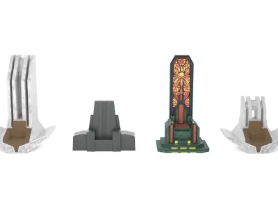 Star Wars Throne collection 1-18 scale Kenner Hasbro 3D Model Pack