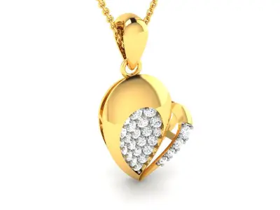 Women Pendant 3DM STL OBJ FBX Render Details 3D print model