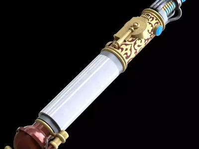 Trans Temportal Sonic Screwdriver 3D model