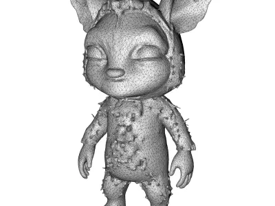 Woodland Fae Character Pack 10 High-Poly Kitbash Figures 3D print model