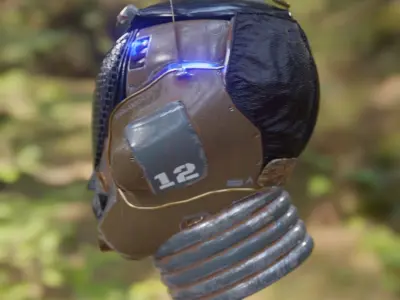 Tark V4 Droid helmet 3D model