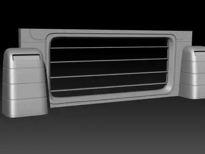 kamino window 3D print model