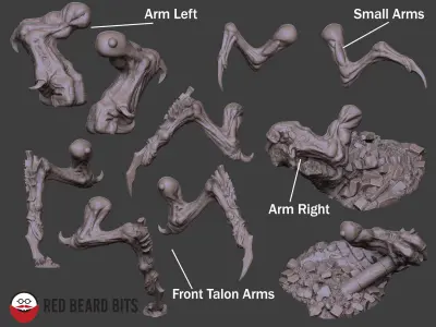 Xenoteras Exodon 3D print model