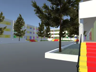 Dr Dasarathan International School 3D Model Free 3D model