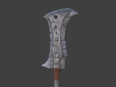 Warrior Cleaver Low-poly 3D model