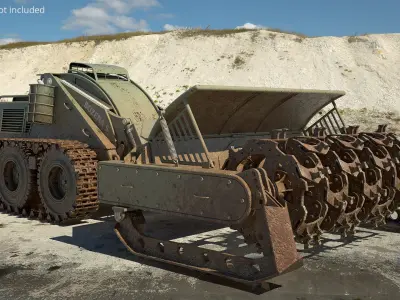  Bozena 5 Remote Mine Clearance Vehicle Military Green Used 