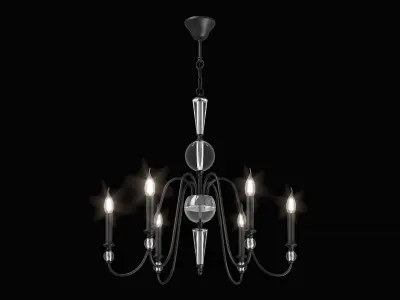 732067 Ragno Lightstar Chandelier 3D model