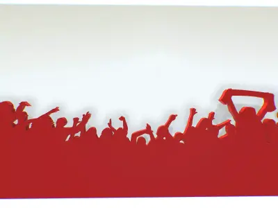 silhouette of people with their hands up Texture