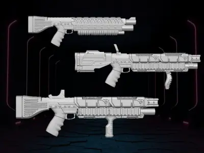 SciFi Kit 3D printable file for Action Figures 3D print model