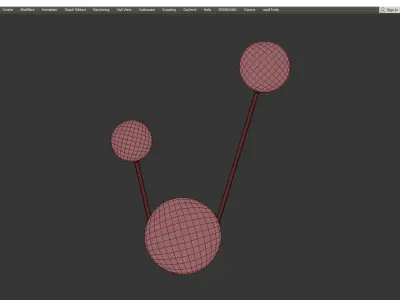 VIVA SCONCE Low-poly 3D model