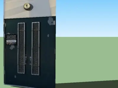 School door Free 3D model