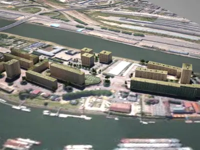 Immeubles - L le Lacroix 3D model